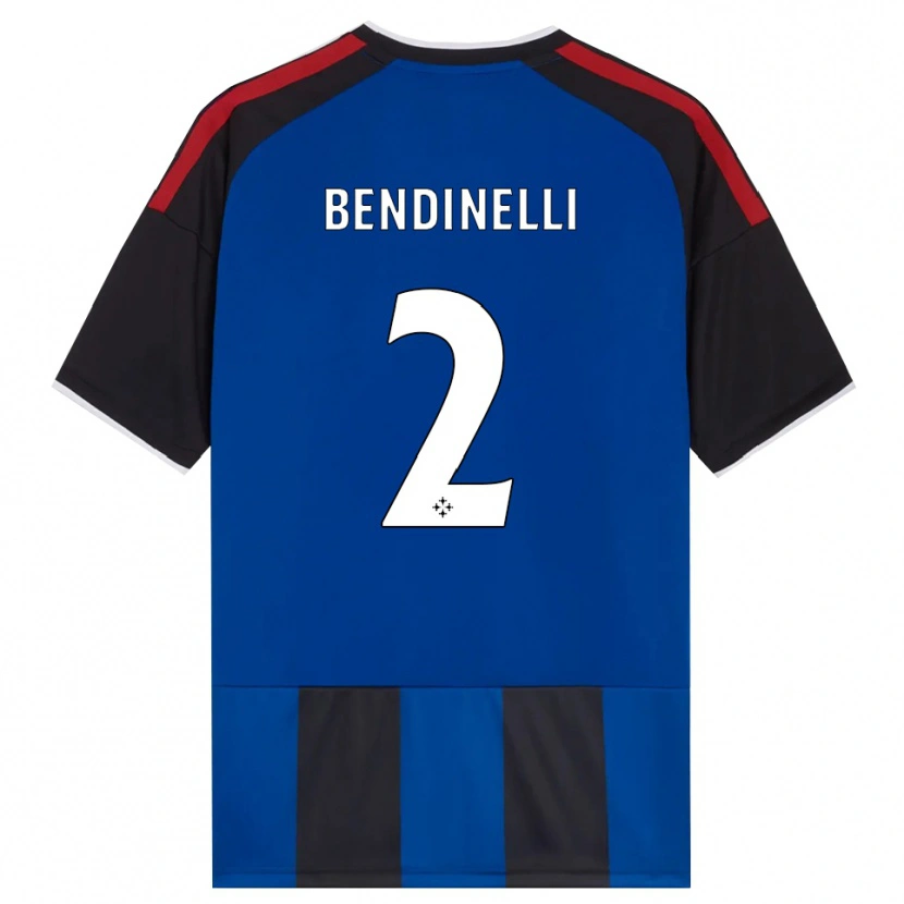 Danxen Dames Louis Bendinelli #2 Zwart Rood Wit Blauw Thuisshirt Thuistenue 2026/27 T-Shirt België
