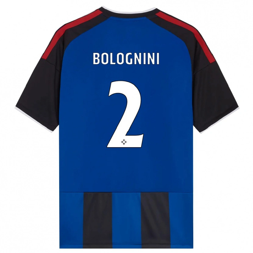 Danxen Dames Andrea Bolognini #2 Zwart Rood Wit Blauw Thuisshirt Thuistenue 2026/27 T-Shirt België