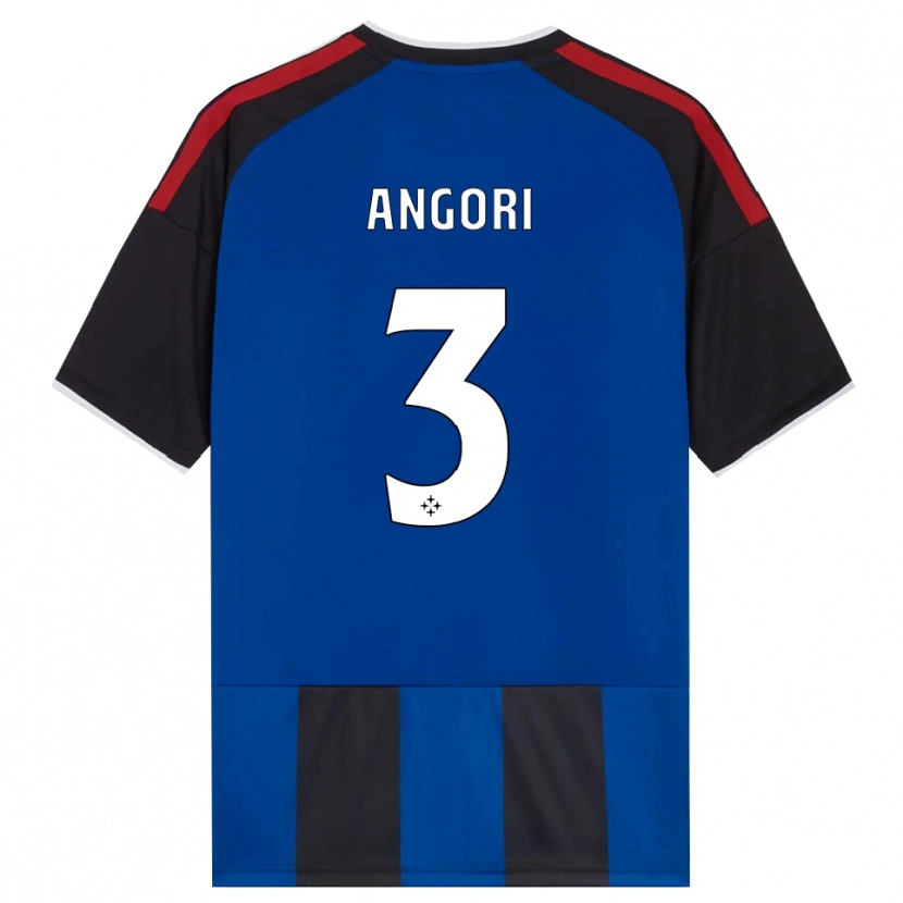 Danxen Dames Samuele Angori #3 Zwart Rood Wit Blauw Thuisshirt Thuistenue 2026/27 T-Shirt België
