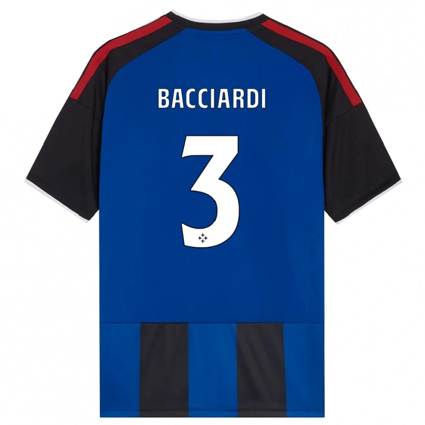 Danxen Dames Lorenzo Bacciardi #3 Zwart Rood Wit Blauw Thuisshirt Thuistenue 2026/27 T-Shirt België