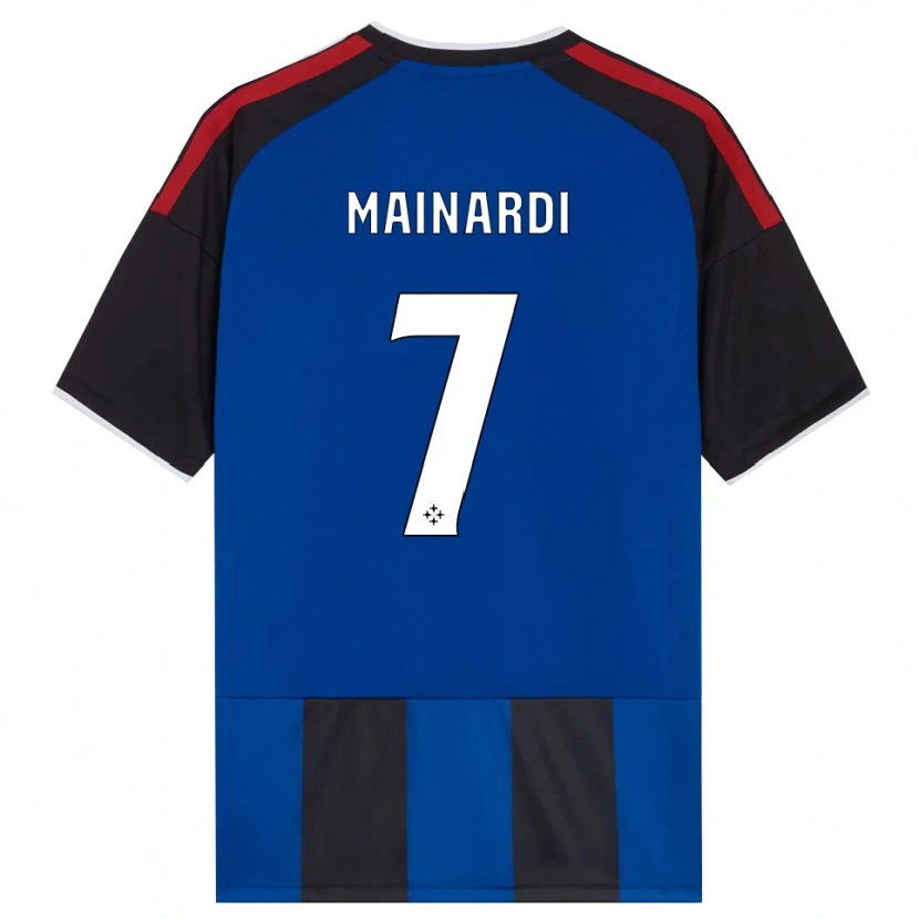 Danxen Dames Gianmarco Mainardi #7 Zwart Rood Wit Blauw Thuisshirt Thuistenue 2026/27 T-Shirt België