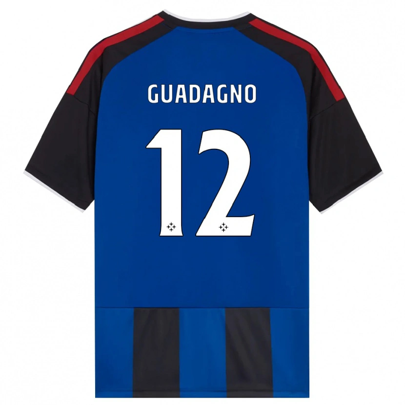 Danxen Dames Johan Guadagno #12 Zwart Rood Wit Blauw Thuisshirt Thuistenue 2026/27 T-Shirt België
