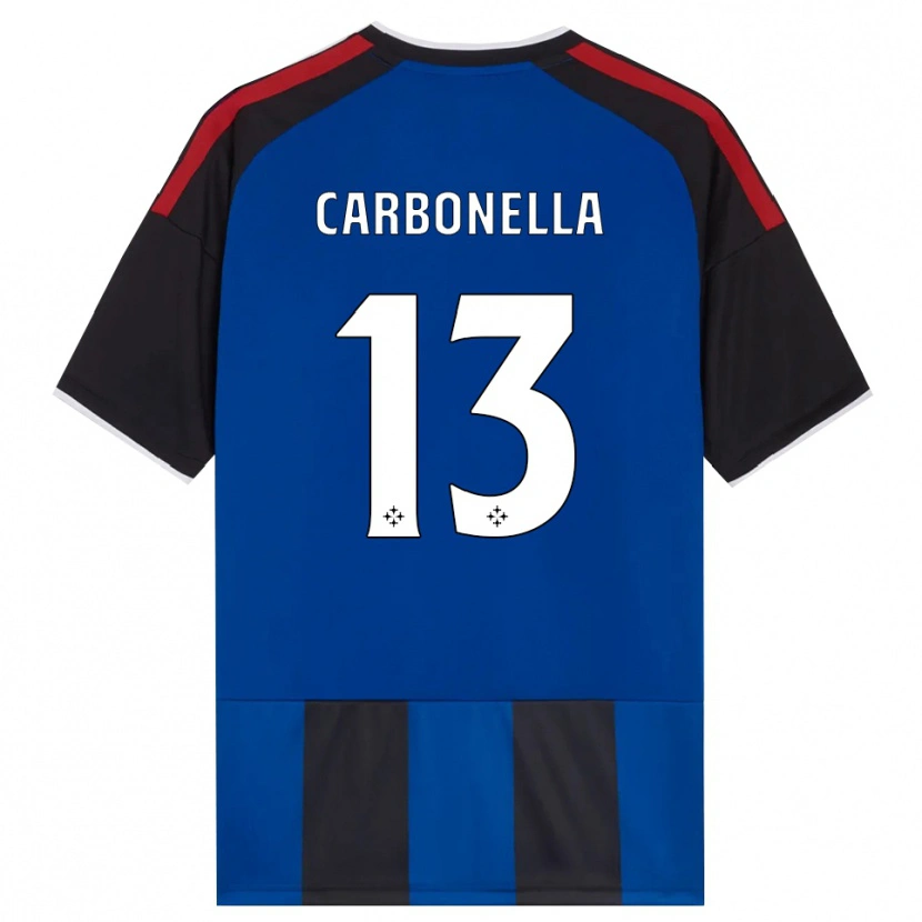Danxen Dames Francesco Carbonella #13 Zwart Rood Wit Blauw Thuisshirt Thuistenue 2026/27 T-Shirt België