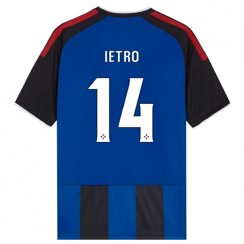 Danxen Dames Alessandro Ietro #14 Zwart Rood Wit Blauw Thuisshirt Thuistenue 2026/27 T-Shirt België