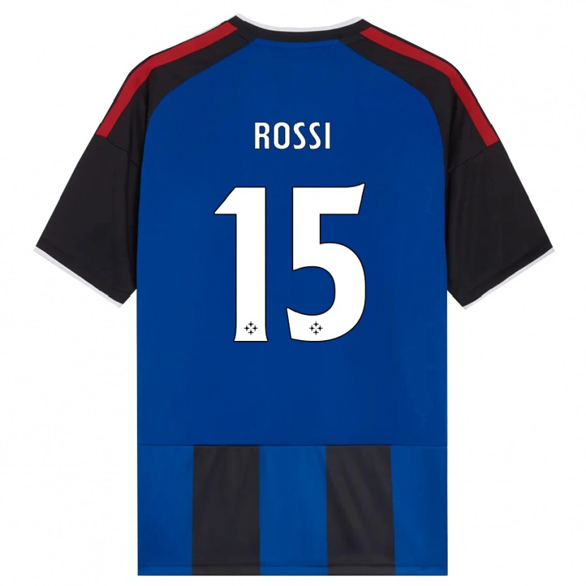 Danxen Dames Jacopo Rossi #15 Zwart Rood Wit Blauw Thuisshirt Thuistenue 2026/27 T-Shirt België