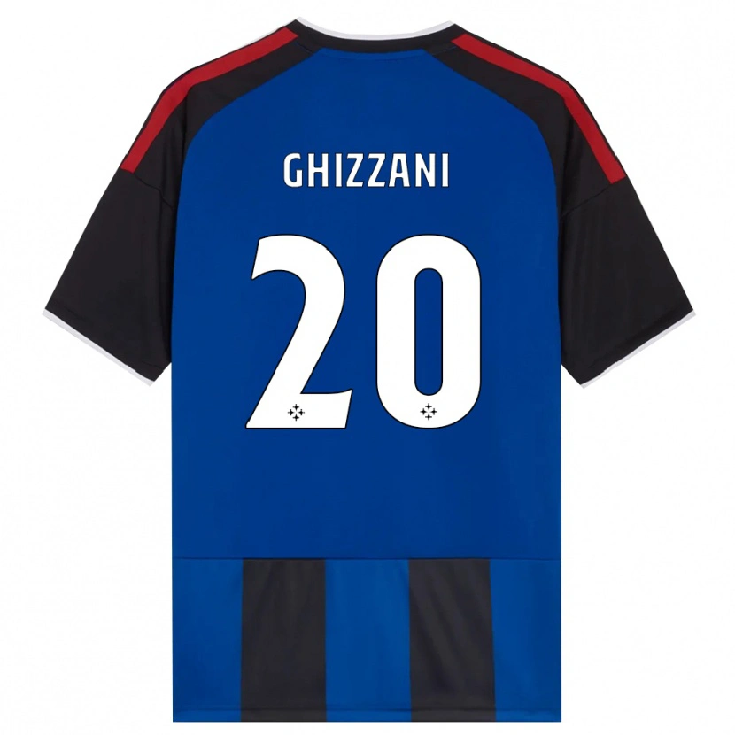 Danxen Dames Lapo Ghizzani #20 Zwart Rood Wit Blauw Thuisshirt Thuistenue 2026/27 T-Shirt België