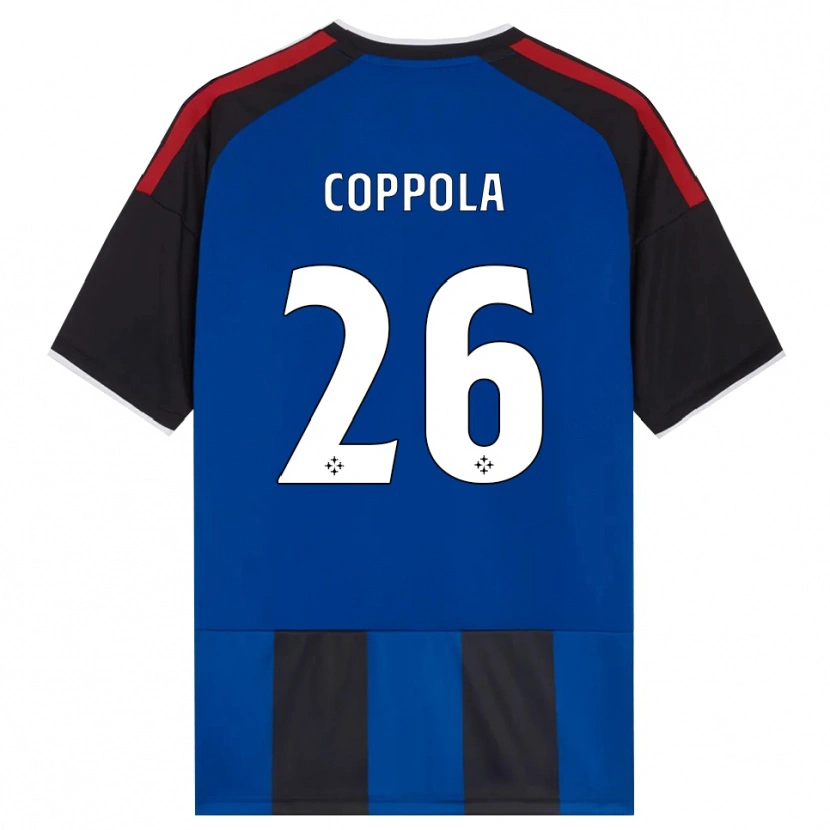 Danxen Dames Francesco Coppola #26 Zwart Rood Wit Blauw Thuisshirt Thuistenue 2026/27 T-Shirt België