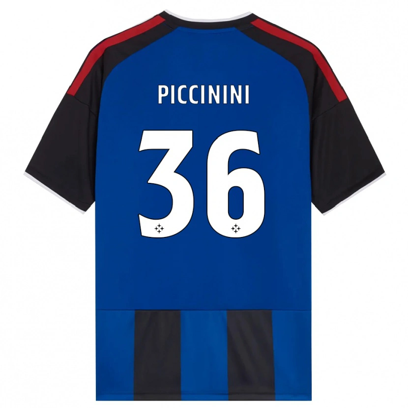 Danxen Dames Gabriele Piccinini #36 Zwart Rood Wit Blauw Thuisshirt Thuistenue 2026/27 T-Shirt België