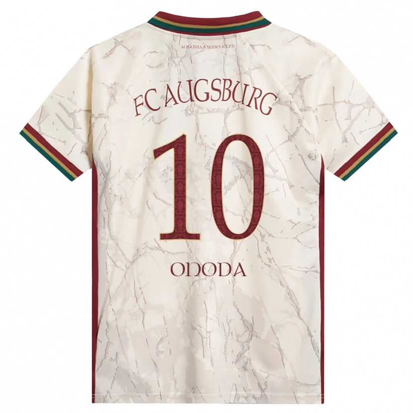 Danxen Dames Ryota Onoda #10 Groen Rijst Wit Bordeauxrood Thuisshirt Thuistenue 2026/27 T-Shirt België