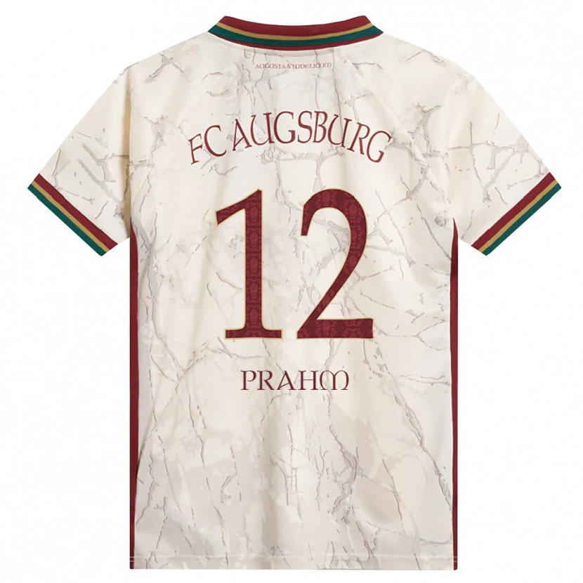 Danxen Dames Djego Prahm #12 Groen Rijst Wit Bordeauxrood Thuisshirt Thuistenue 2026/27 T-Shirt België