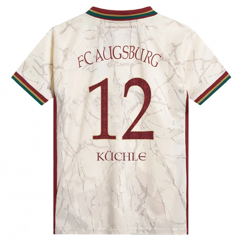 Danxen Dames Jana Küchle #12 Groen Rijst Wit Bordeauxrood Thuisshirt Thuistenue 2026/27 T-Shirt België