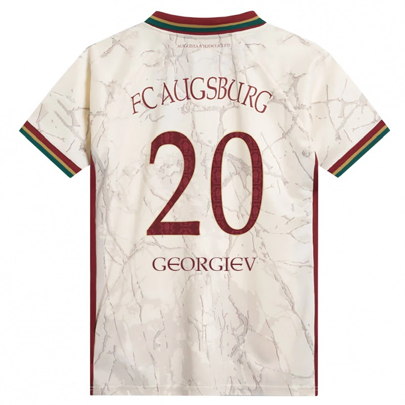 Danxen Dames Bojan Georgiev #20 Groen Rijst Wit Bordeauxrood Thuisshirt Thuistenue 2026/27 T-Shirt België