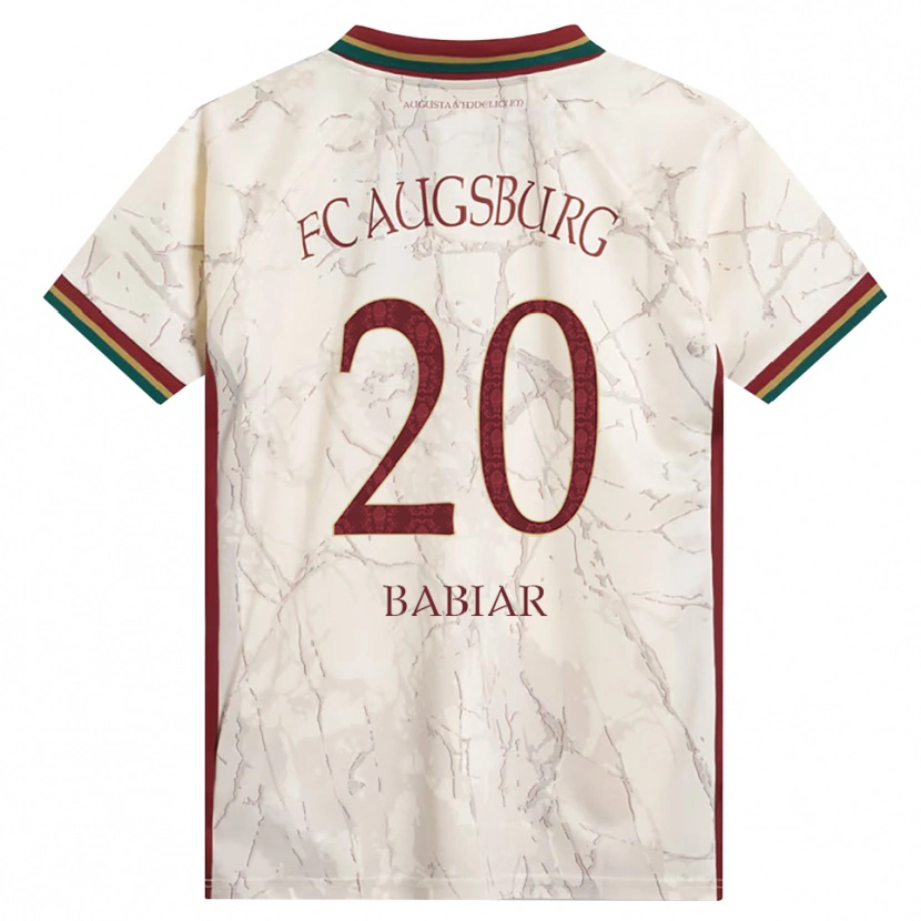 Danxen Dames Fabian Babiar #20 Groen Rijst Wit Bordeauxrood Thuisshirt Thuistenue 2026/27 T-Shirt België