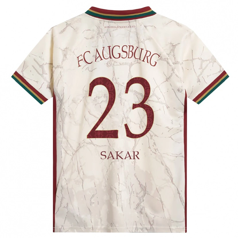 Danxen Dames Faik Sakar #23 Groen Rijst Wit Bordeauxrood Thuisshirt Thuistenue 2026/27 T-Shirt België