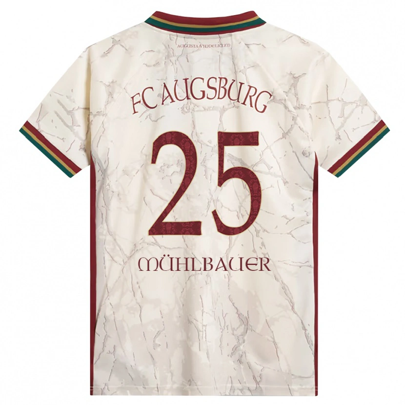 Danxen Dames Simon Mühlbauer #25 Groen Rijst Wit Bordeauxrood Thuisshirt Thuistenue 2026/27 T-Shirt België