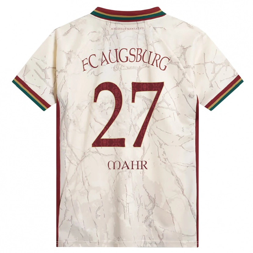 Danxen Dames Leonard Mahr #27 Groen Rijst Wit Bordeauxrood Thuisshirt Thuistenue 2026/27 T-Shirt België
