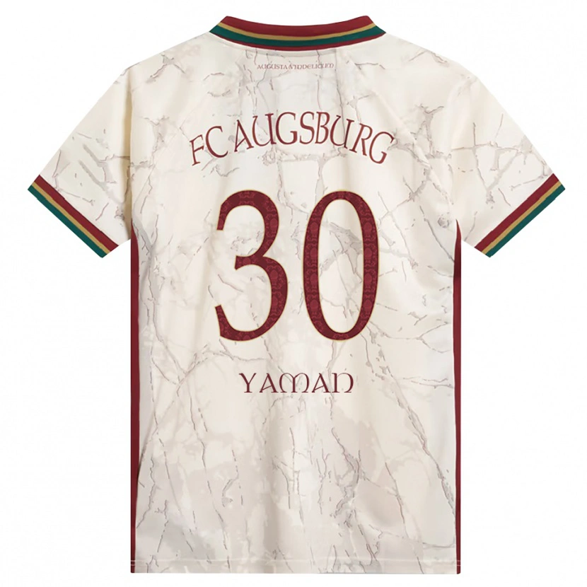 Danxen Dames Kerim Yaman #30 Groen Rijst Wit Bordeauxrood Thuisshirt Thuistenue 2026/27 T-Shirt België