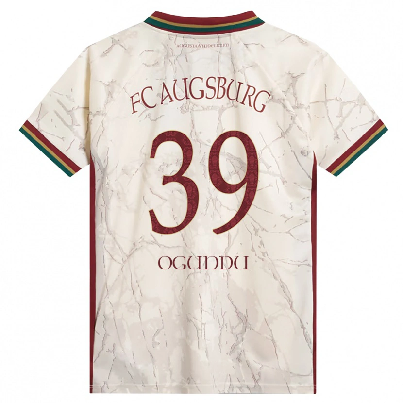 Danxen Dames Uchenna Ogundu #39 Groen Rijst Wit Bordeauxrood Thuisshirt Thuistenue 2026/27 T-Shirt België