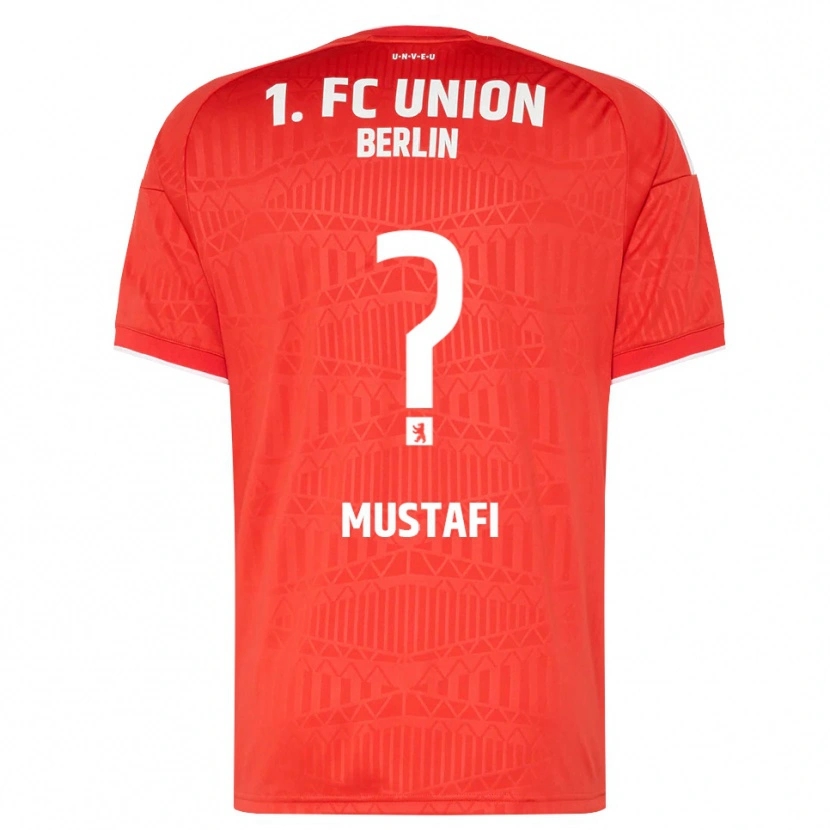 Danxen Dames Adel Mustafi #0 Rood Wit Thuisshirt Thuistenue 2026/27 T-Shirt België