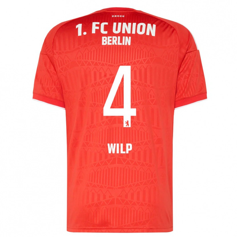 Danxen Dames Bennett Wilp #4 Rood Wit Thuisshirt Thuistenue 2026/27 T-Shirt België