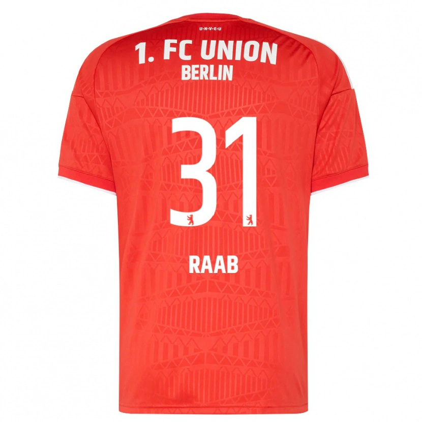 Danxen Dames Matheo Raab #31 Rood Wit Thuisshirt Thuistenue 2026/27 T-Shirt België