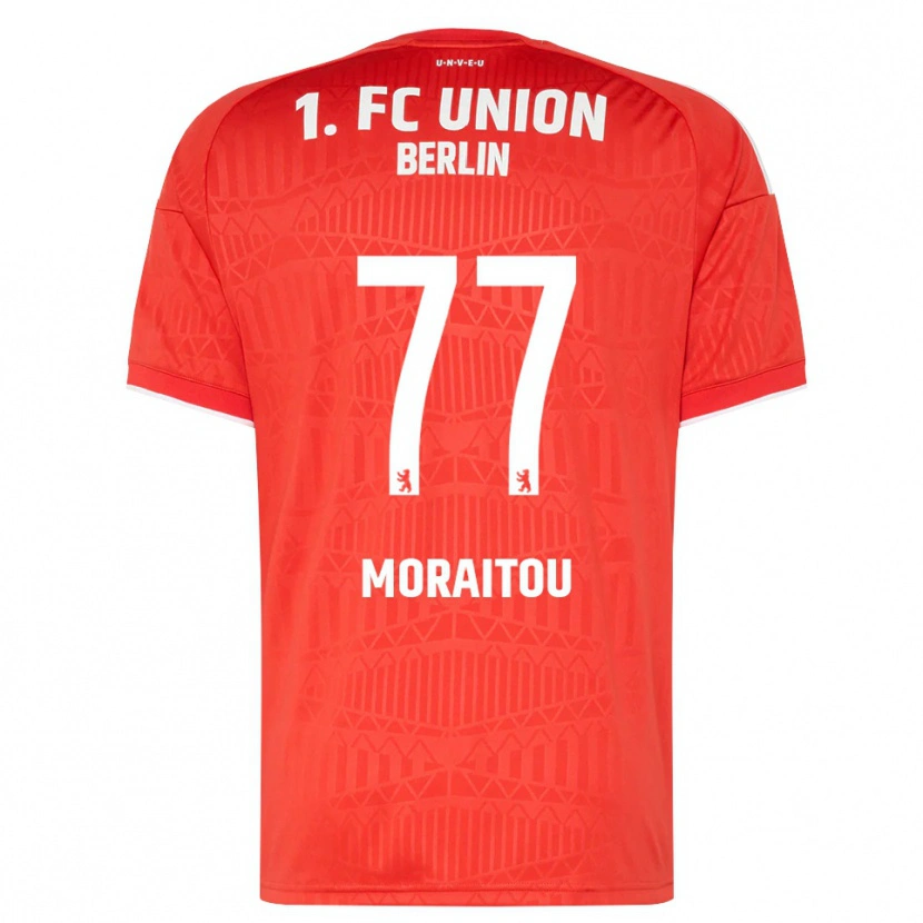 Danxen Dames Athanasia Moraitou #77 Rood Wit Thuisshirt Thuistenue 2026/27 T-Shirt België