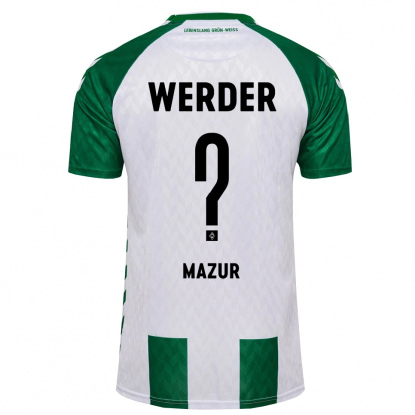 Danxen Dames Noah Mazur #0 Groen Wit Thuisshirt Thuistenue 2026/27 T-Shirt België