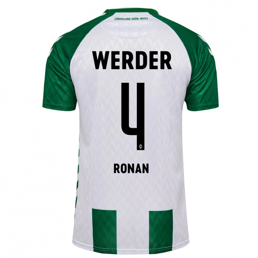Danxen Dames Kaylie Ronan #4 Groen Wit Thuisshirt Thuistenue 2026/27 T-Shirt België