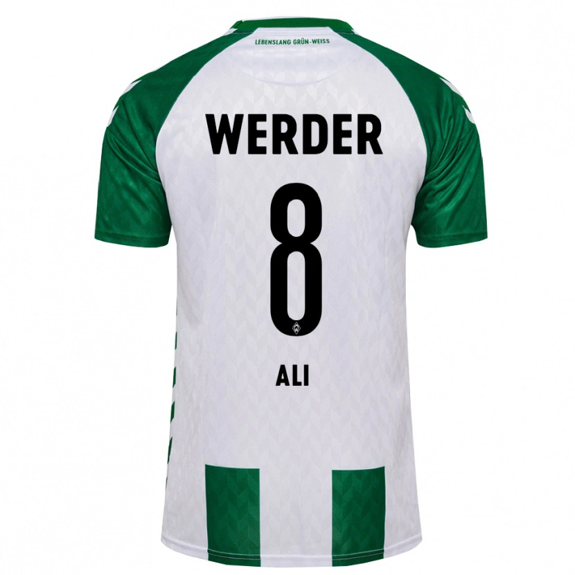 Danxen Dames Rumat Ali #8 Groen Wit Thuisshirt Thuistenue 2026/27 T-Shirt België
