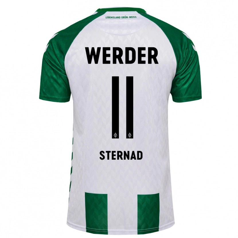 Danxen Dames Maja Sternad #11 Groen Wit Thuisshirt Thuistenue 2026/27 T-Shirt België