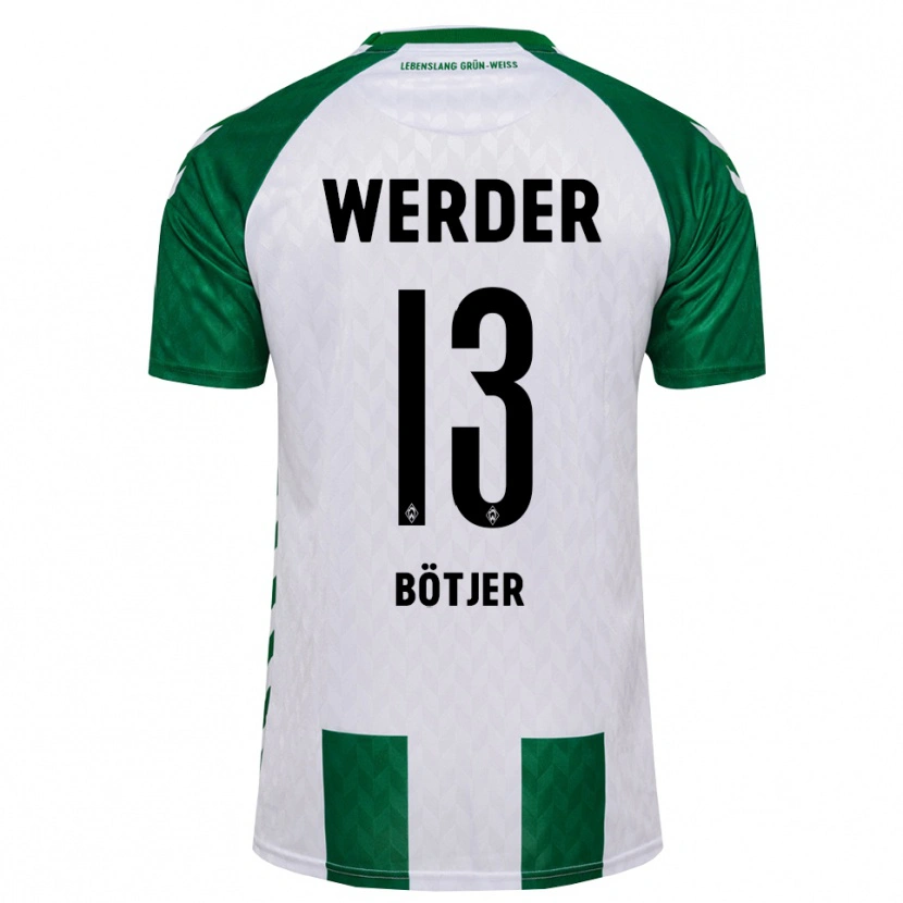 Danxen Dames Linus Bötjer #13 Groen Wit Thuisshirt Thuistenue 2026/27 T-Shirt België