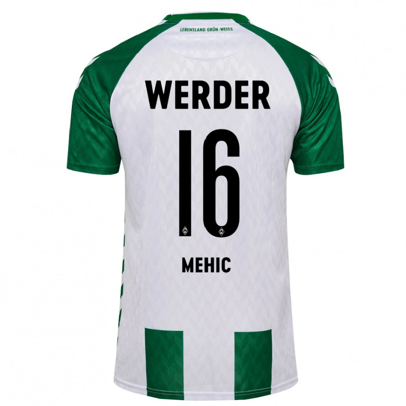 Danxen Dames Adis Mehic #16 Groen Wit Thuisshirt Thuistenue 2026/27 T-Shirt België