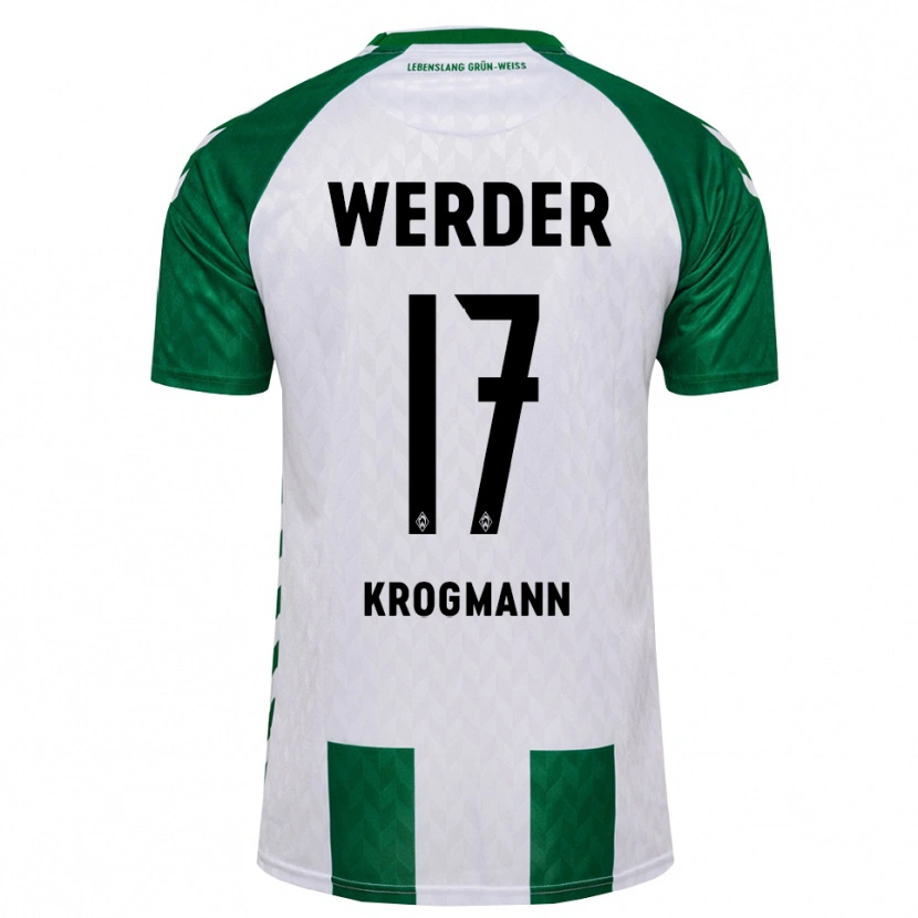 Danxen Dames Avid Krogmann #17 Groen Wit Thuisshirt Thuistenue 2026/27 T-Shirt België