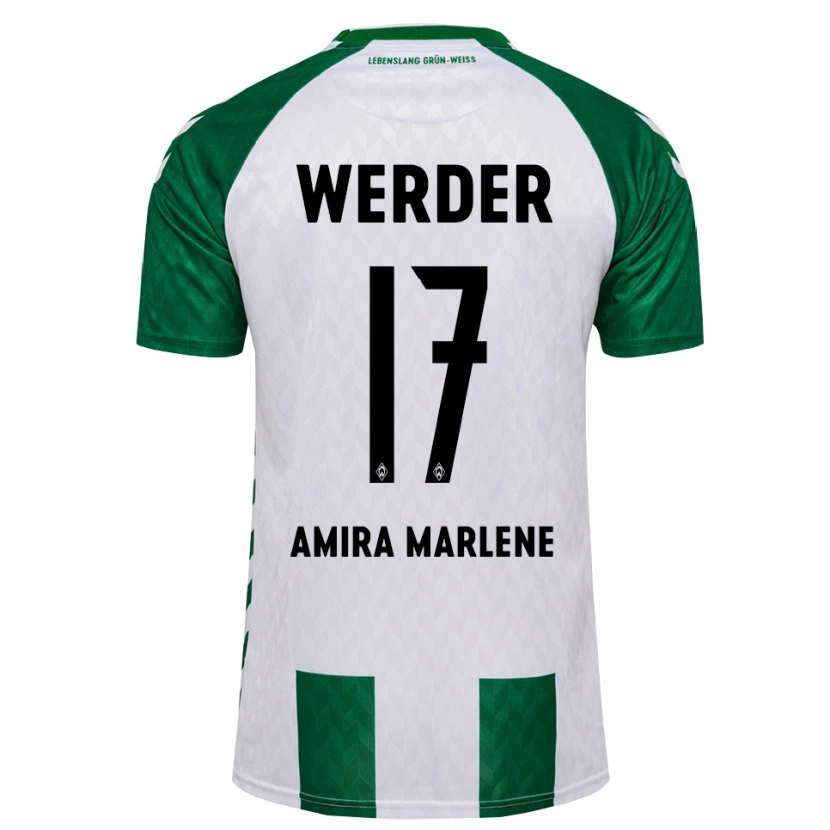 Danxen Dames Amira Marlene Dahl #17 Groen Wit Thuisshirt Thuistenue 2026/27 T-Shirt België
