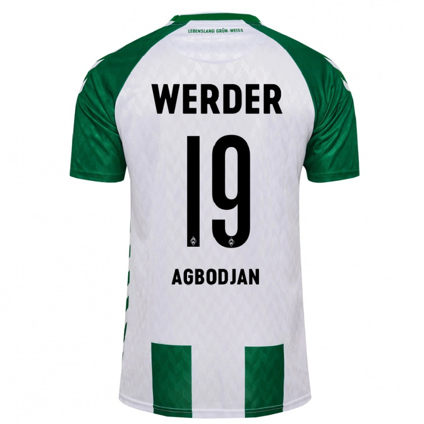 Danxen Dames Dorian Agbodjan #19 Groen Wit Thuisshirt Thuistenue 2026/27 T-Shirt België
