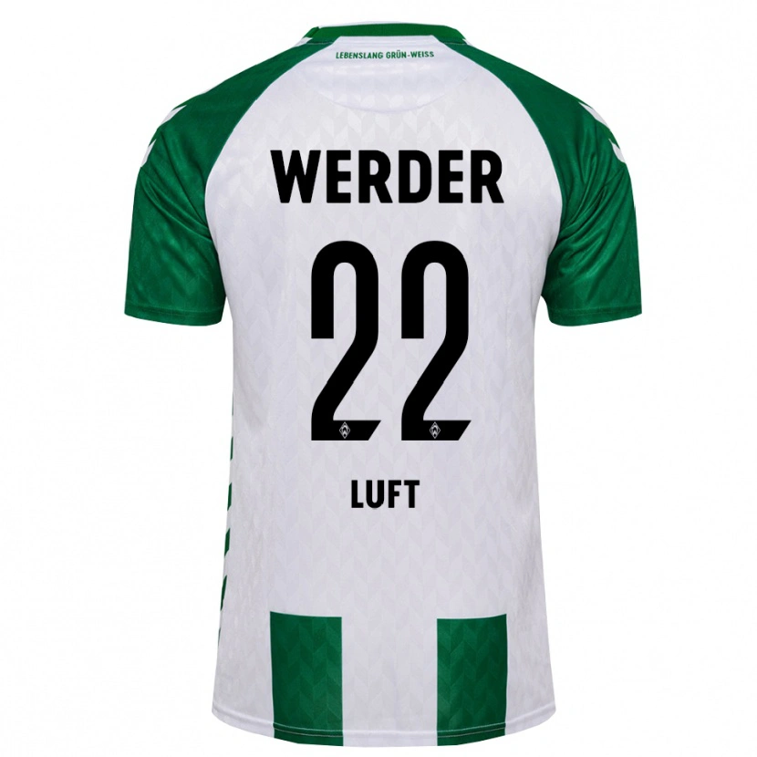 Danxen Dames Julian Luft #22 Groen Wit Thuisshirt Thuistenue 2026/27 T-Shirt België