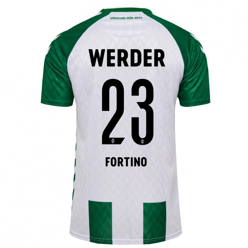 Danxen Dames Pierro Miguel Fortino #23 Groen Wit Thuisshirt Thuistenue 2026/27 T-Shirt België