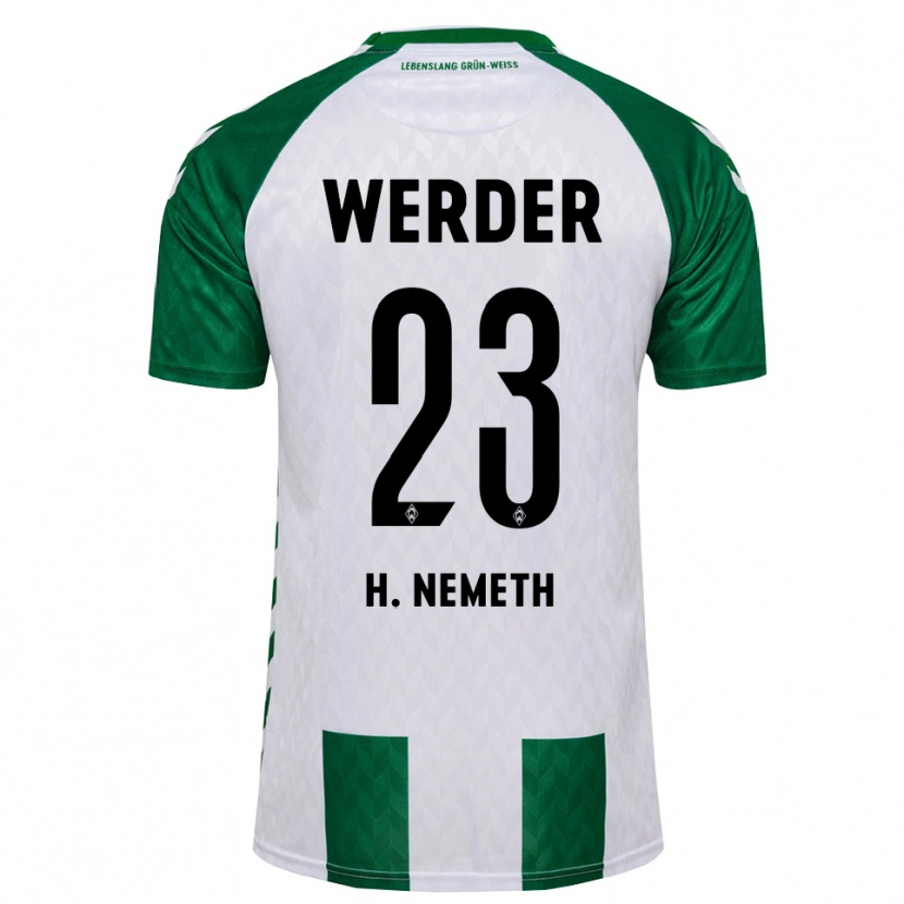 Danxen Dames Hanna Németh #23 Groen Wit Thuisshirt Thuistenue 2026/27 T-Shirt België