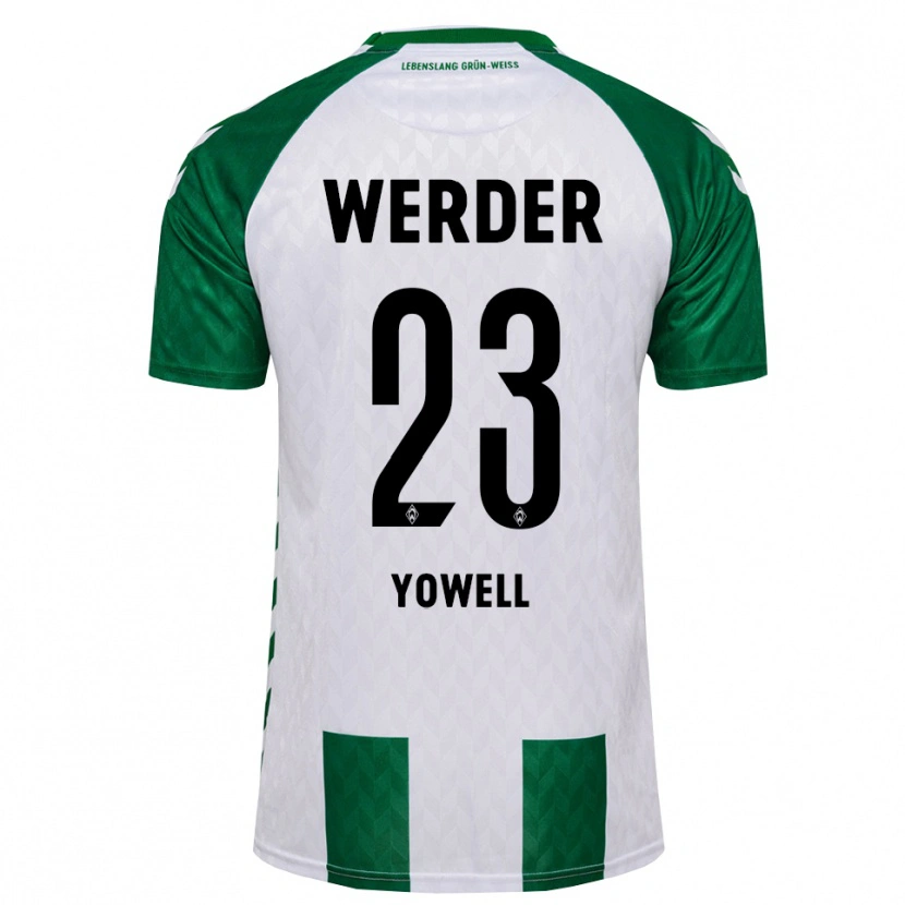 Danxen Dames Austin Yowell #23 Groen Wit Thuisshirt Thuistenue 2026/27 T-Shirt België
