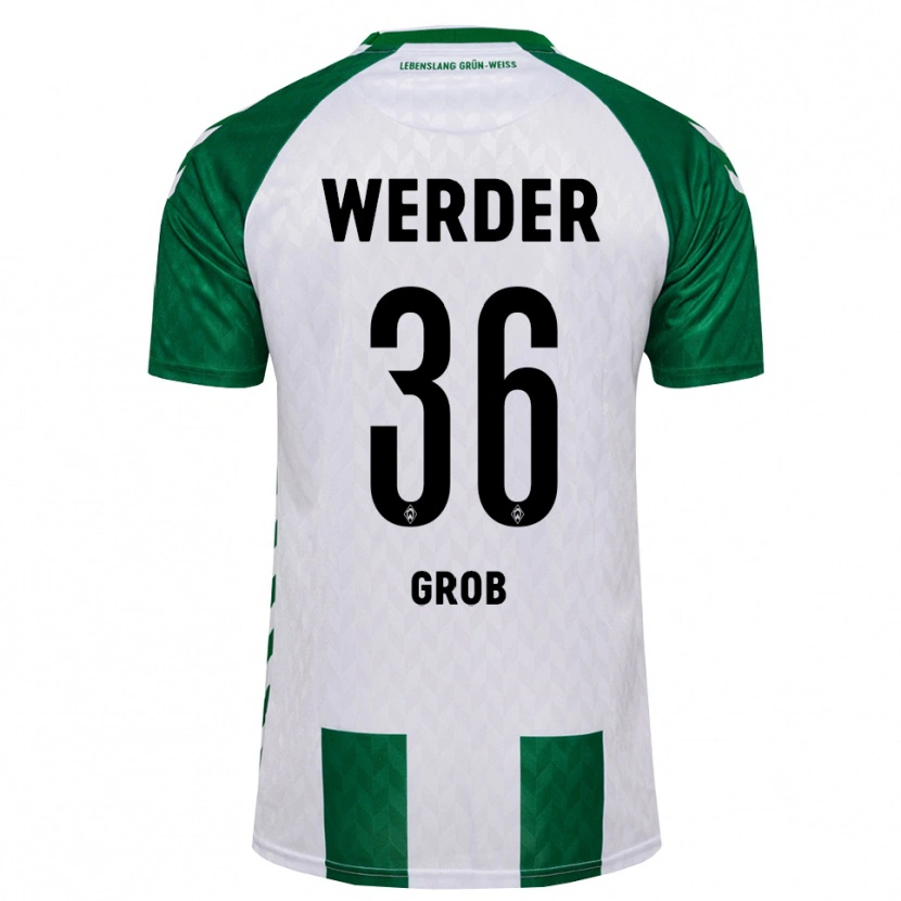 Danxen Dames Christian Groß #36 Groen Wit Thuisshirt Thuistenue 2026/27 T-Shirt België