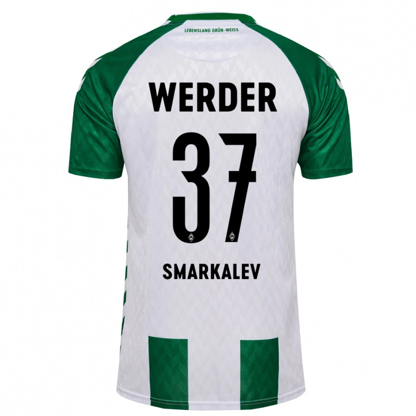Danxen Dames Stefan Smarkalev #37 Groen Wit Thuisshirt Thuistenue 2026/27 T-Shirt België