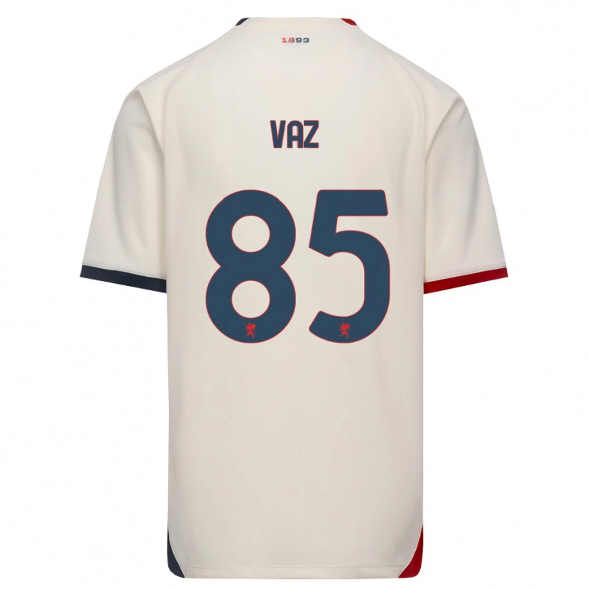 Danxen Dames Marcelo Vaz #85 Off-White Rood Uitshirt Uittenue 2026/27 T-Shirt België