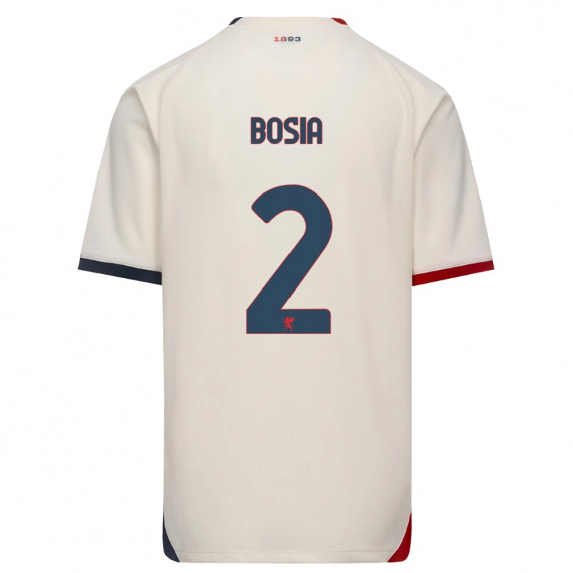 Danxen Dames Davide Bosia #2 Off-White Rood Uitshirt Uittenue 2026/27 T-Shirt België