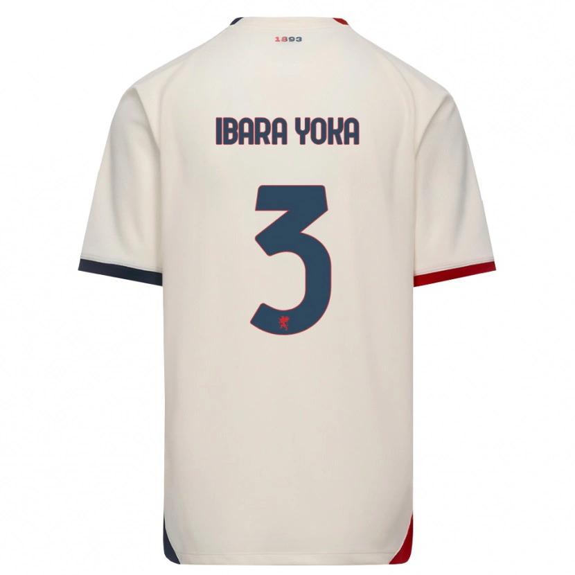 Danxen Dames Rafael Ibara Yoka #3 Off-White Rood Uitshirt Uittenue 2026/27 T-Shirt België
