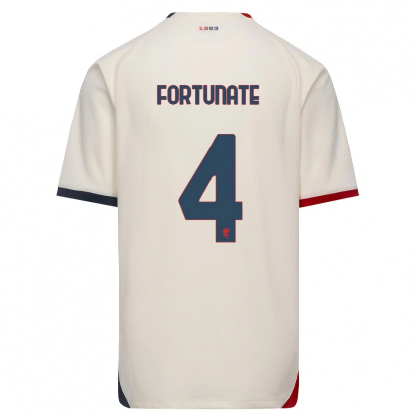 Danxen Dames Tony Fortunate #4 Off-White Rood Uitshirt Uittenue 2026/27 T-Shirt België
