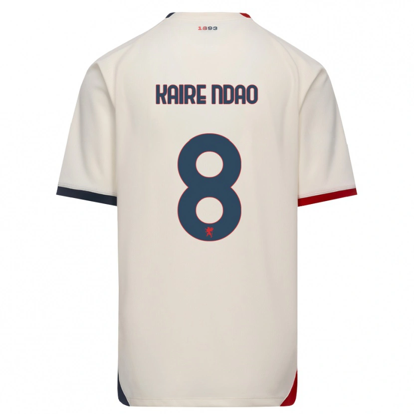 Danxen Dames Mor Kaire Ndao #8 Off-White Rood Uitshirt Uittenue 2026/27 T-Shirt België