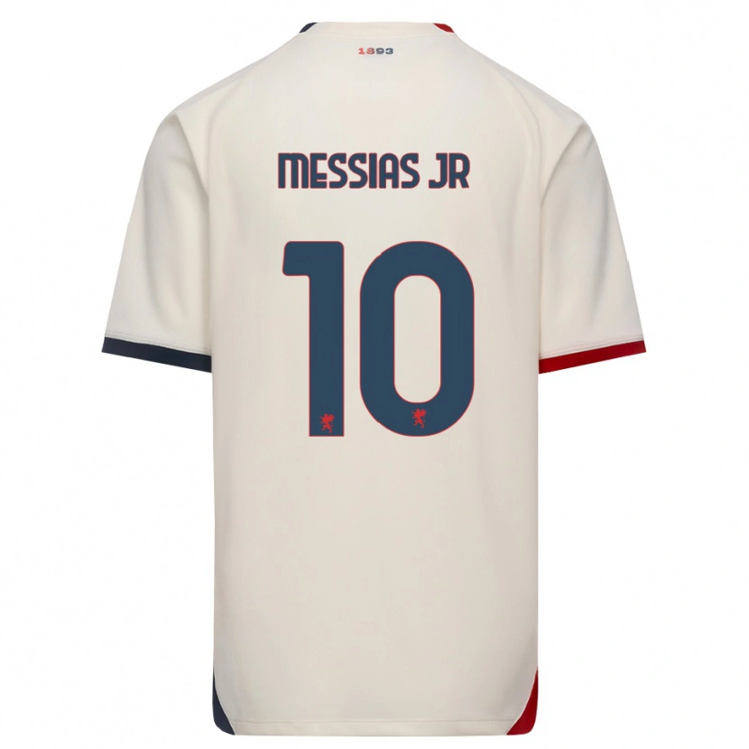 Danxen Dames Junior Messias #10 Off-White Rood Uitshirt Uittenue 2026/27 T-Shirt België
