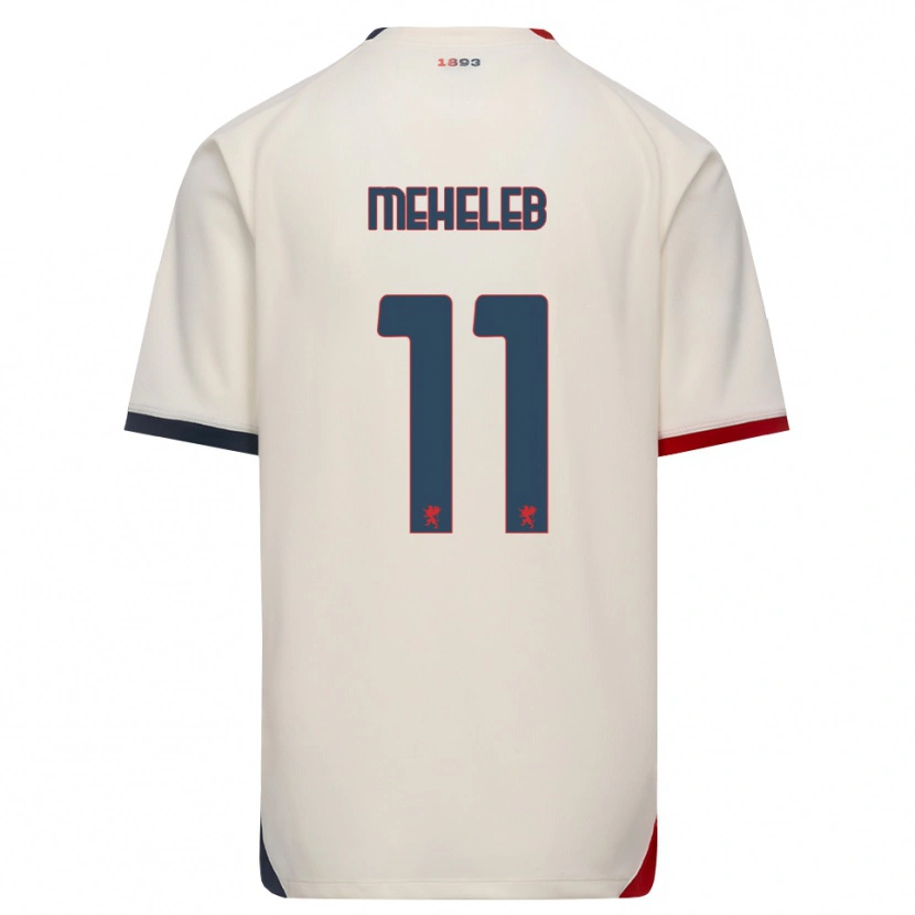 Danxen Dames Sami Meheleb #11 Off-White Rood Uitshirt Uittenue 2026/27 T-Shirt België