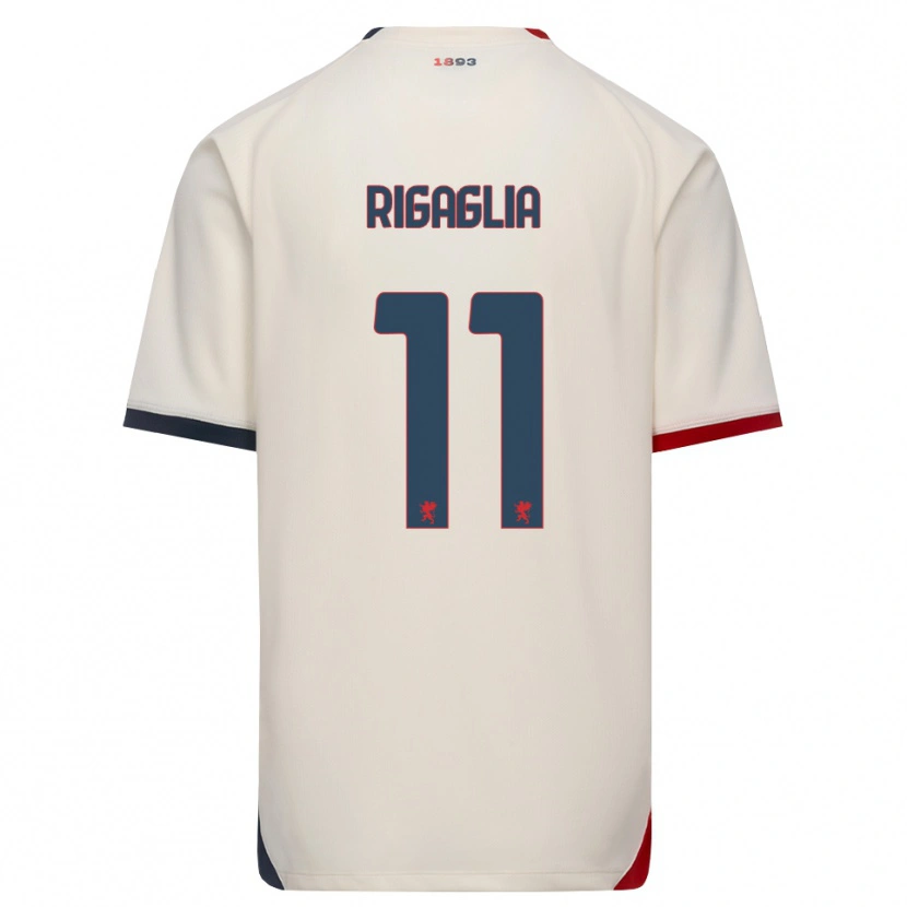 Danxen Dames Alison Rigaglia #11 Off-White Rood Uitshirt Uittenue 2026/27 T-Shirt België