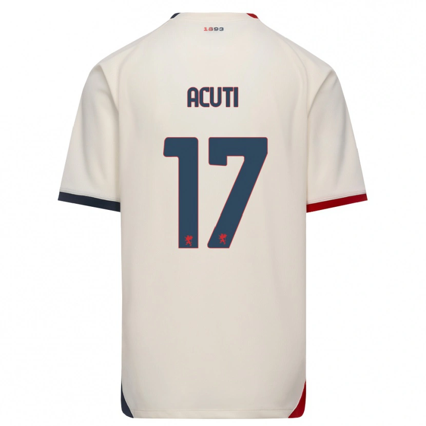 Danxen Dames Arianna Acuti #17 Off-White Rood Uitshirt Uittenue 2026/27 T-Shirt België